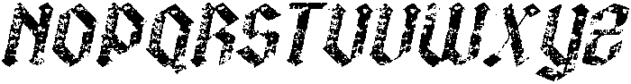 CS Savage Stamp Italic otf (400) Font UPPERCASE