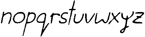 CS Sayville Drawn Italic otf (400) Font LOWERCASE