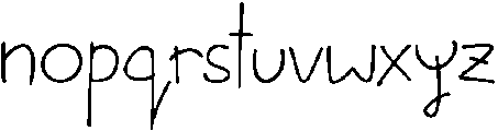 CS Sayville Regular otf (400) Font LOWERCASE