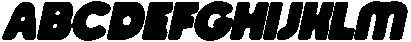CS Scope Drawn Italic otf (400) Font UPPERCASE