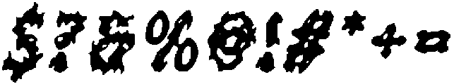 CS Scream Drawn Italic otf (400) Font OTHER CHARS