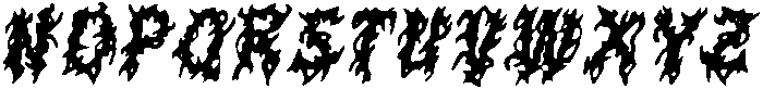 CS Scream Drawn Italic otf (400) Font UPPERCASE