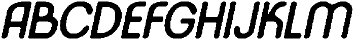 CS Seaton Drawn Italic otf (400) Font UPPERCASE