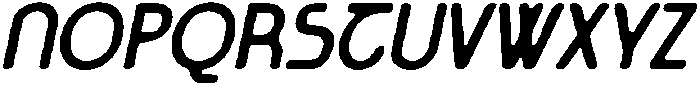 CS Seaton Drawn Italic otf (400) Font UPPERCASE