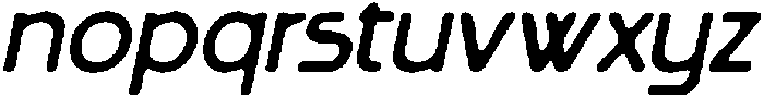 CS Seaton Drawn Italic otf (400) Font LOWERCASE