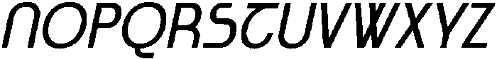 CS Seaton Italic otf (400) Font UPPERCASE