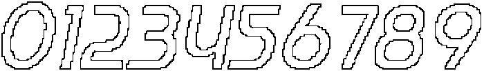CS Seaton Pixel Outline otf (400) Font OTHER CHARS