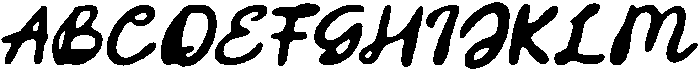 CS Selika Drawn Italic otf (400) Font UPPERCASE