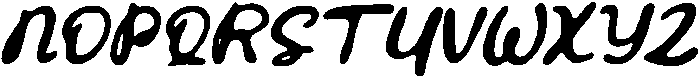 CS Selika Drawn Italic otf (400) Font UPPERCASE