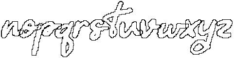 CS Selika Pixel Outline otf (400) Font LOWERCASE