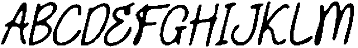 CS Selma Drawn Italic otf (400) Font UPPERCASE