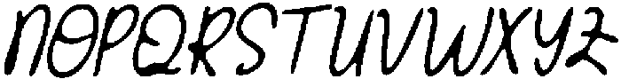 CS Selma Drawn Italic otf (400) Font UPPERCASE