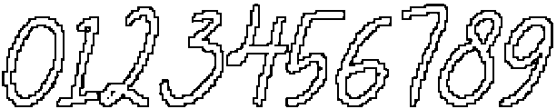 CS Selma Pixel Outline otf (400) Font OTHER CHARS