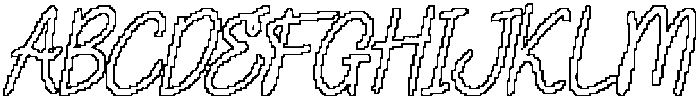 CS Selma Pixel Outline otf (400) Font