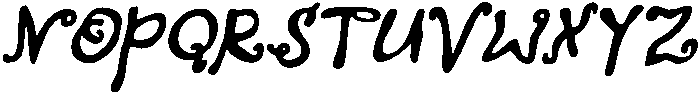 CS Selyra Drawn Italic otf (400) Font UPPERCASE