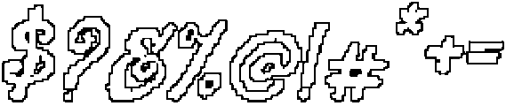 CS Selyra Pixel Outline otf (400) Font OTHER CHARS