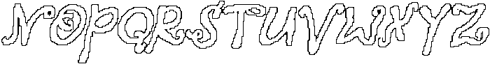 CS Selyra Pixel Outline otf (400) Font UPPERCASE