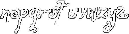 CS Selyra Pixel Outline otf (400) Font LOWERCASE