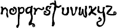 CS Selyra Regular otf (400) Font LOWERCASE