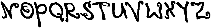 CS Selyra Reverse Italic otf (400) Font UPPERCASE