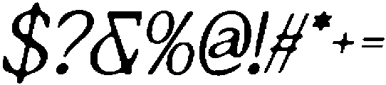 CS Serenity Drawn Italic otf (400) Font OTHER CHARS