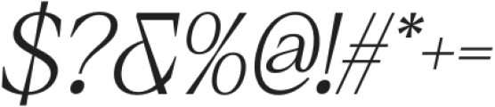 CS Serenity Italic otf (400) Font OTHER CHARS