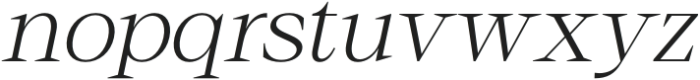CS Serenity Italic otf (400) Font LOWERCASE