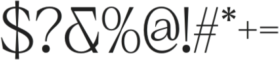 CS Serenity Regular otf (400) Font OTHER CHARS