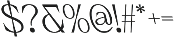CS Serenity Reverse Italic otf (400) Font OTHER CHARS