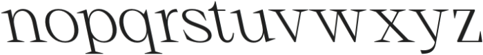 CS Serenity Reverse Italic otf (400) Font LOWERCASE