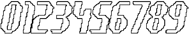 CS Seward Pixel Outline otf (400) Font OTHER CHARS