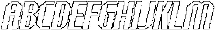 CS Seward Pixel Outline otf (400) Font UPPERCASE