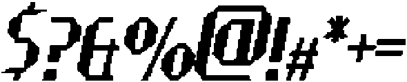 CS Seward Pixel Regular otf (400) Font OTHER CHARS