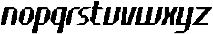 CS Seward Pixel Regular otf (400) Font LOWERCASE
