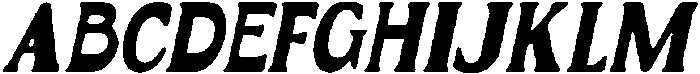 CS Shalto Drawn Italic otf (400) Font UPPERCASE