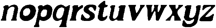 CS Shalto Drawn Italic otf (400) Font LOWERCASE