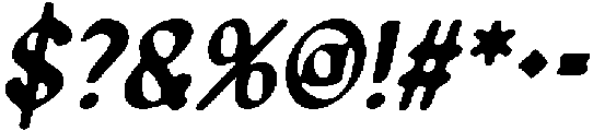 CS Shamus Drawn Italic otf (400) Font OTHER CHARS