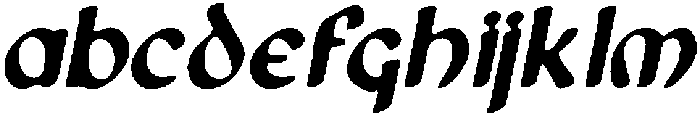 CS Shamus Drawn Italic otf (400) FONT