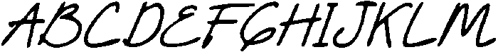 CS Shasta Drawn Italic otf (400) Font UPPERCASE