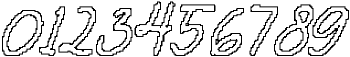 CS Shasta Pixel Outline otf (400) Font OTHER CHARS