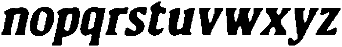 CS Sherin Drawn Italic otf (400) Font LOWERCASE