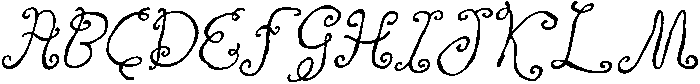 CS Shiane Italic otf (400) Font UPPERCASE