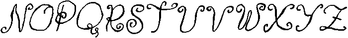 CS Shiane Italic otf (400) Font UPPERCASE