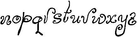 CS Shiane Italic otf (400) Font LOWERCASE