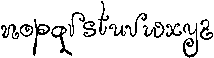 CS Shiane Regular otf (400) Font LOWERCASE
