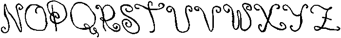 CS Shiane Reverse Italic otf (400) Font UPPERCASE