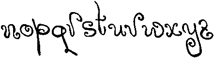 CS Shiane Reverse Italic otf (400) Font LOWERCASE