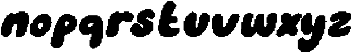 CS Shimer Pixel Regular otf (400) Font LOWERCASE