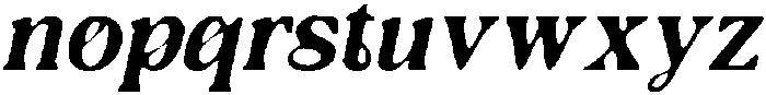 CS Siera Drawn Italic otf (400) Font LOWERCASE