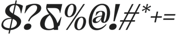 CS Siera Italic otf (400) Font OTHER CHARS